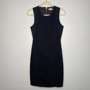 HELMUT LANG Black Midi Cutout Dress | Size: 6